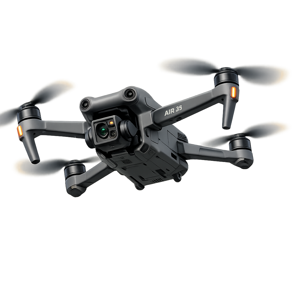 DJI Air 3S drone in flight