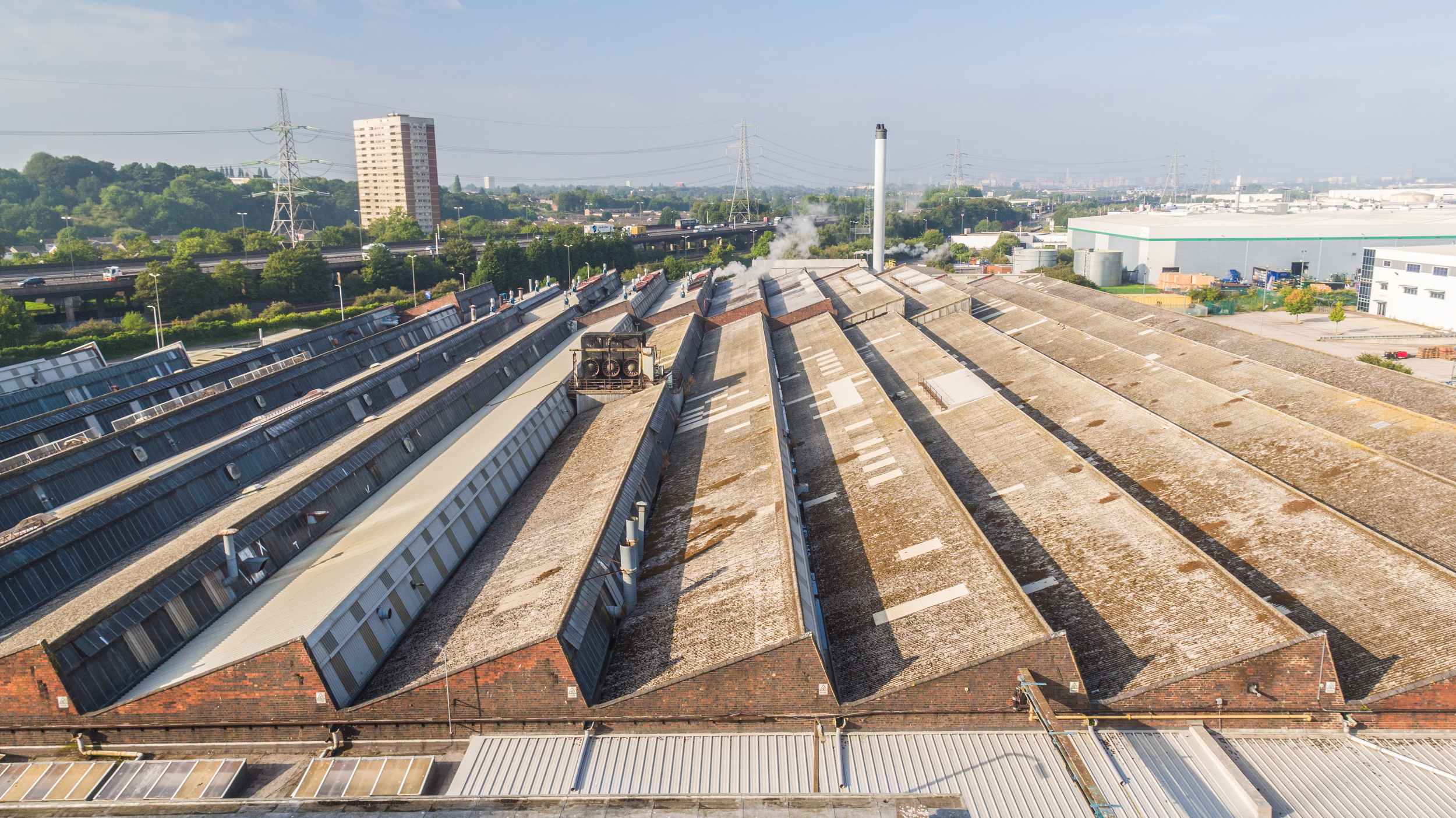 Facade survey — drone inspection of building exterior